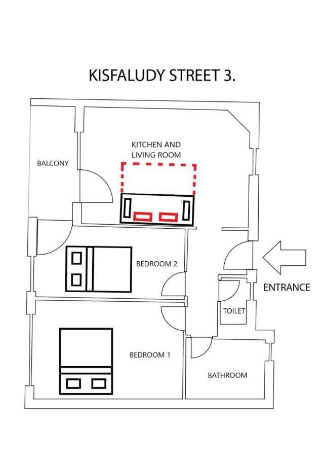 Appartement Two-bedrooms Cbd Bp *